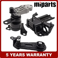 3PCS Engine Motor AND Trans Mount Set Fit For 2011-2014 Auto Mazda 2 1.5L
