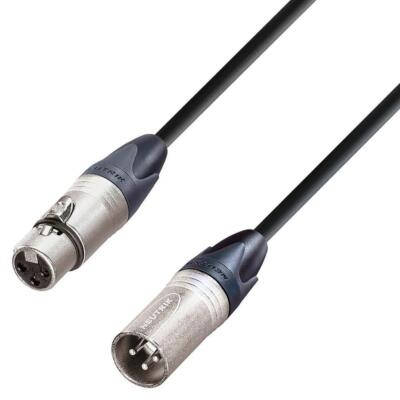 XLR Cable Socket Plug, 3M Black - K5MMF0300