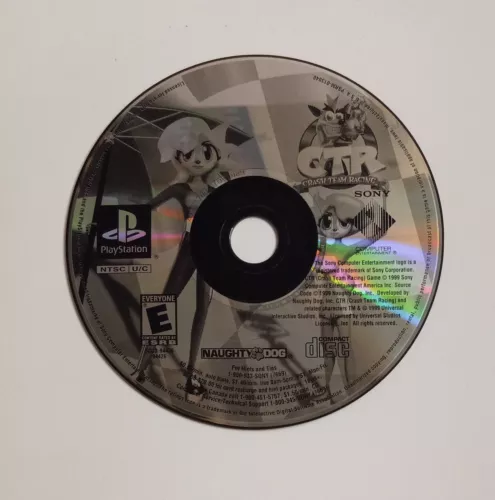 Crash Team Racing (Sony PlayStation 1, PS1 - 1999) CTR - Disc Only