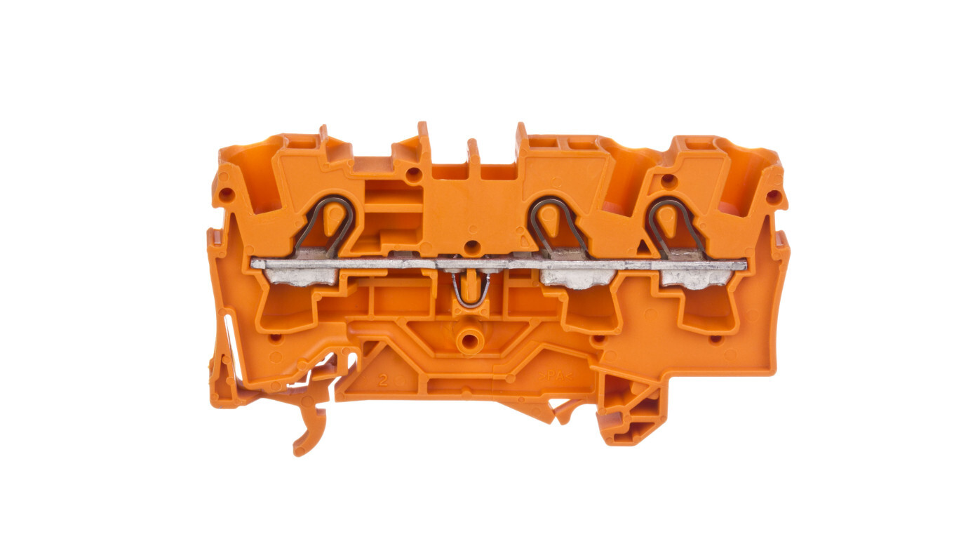 3-wire terminal block 4mm2 orange 2004-1302 TOPJOBS /T2UK