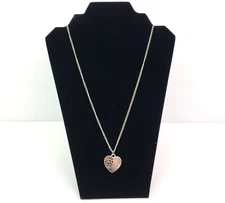 Unbranded Fashion Costume Heart Mother Daughter Forever Silver Pendant Necklace