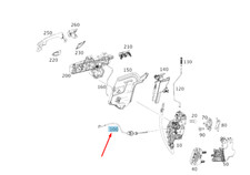 MERCEDES-BENZ GLA X156 TÜRSCHLOSS BOWDENZUG VORNE A1767600004
