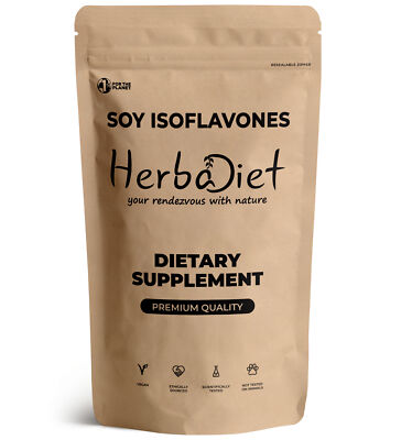 Soy Isoflavones 40% Extract Powder Women Heart Health Menopause Support Relief