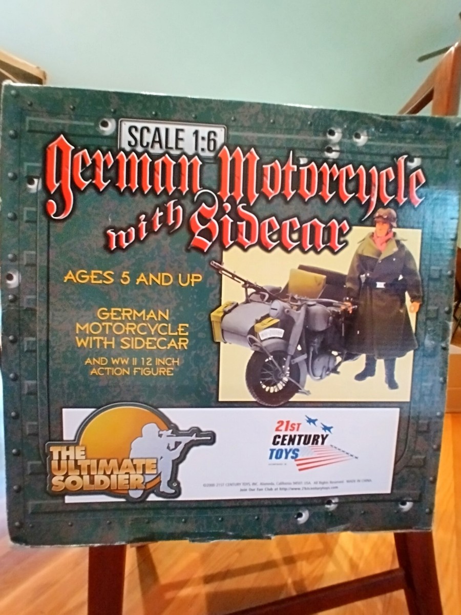 1/6 German Motorcycle With Sidecar From 21st Century Toys for sale