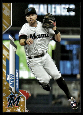 2020 Topps #693 Jon Berti Gold Star Rookie Card RC