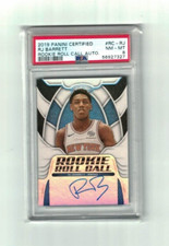 2019 Panini Certified RJ Barrett Rookie Roll Call RC Autographed PSA 8 (Knicks)
