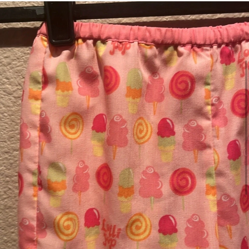Pantalones de pijama Gymboree Lollipop Candy Algodón Caramelo Talla 4 Foto 3 de 4