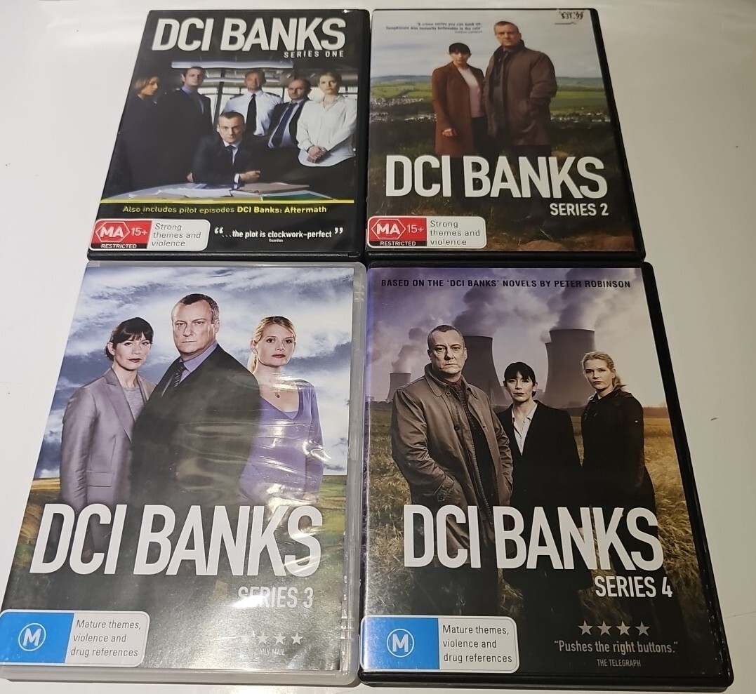 DCI Banks Series DVD VGC Region Free Postage