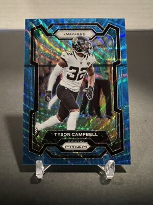 2023 PANINI PRIZM #140 TYSON CAMPBELL BLUE WAVE PRIZM /199 JACKSONVILLE JAGUARS