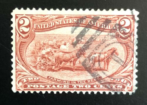 Scott #286, 2c Farming in the West, Horses