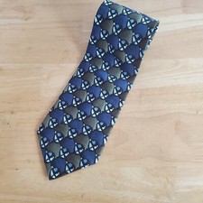 J Garcia "Never Swat a Fly" Collection Fourteen 1996 Silk Tie 55"x3.5" USA Made