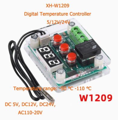 XH-W1209 Digitaler Temperaturregler 5/12V/24V Digital Temperaturregler
