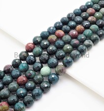 High Quality Natural Smooth/Faceted Round Bloodstone beads, 6/8/10/12mm