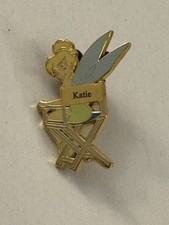 Disney Personalized Pin Tinker Bell in Directors Chair “Katie” OC4