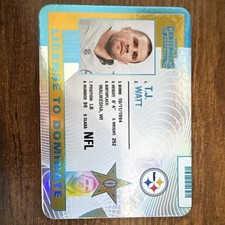 2024 Panini Contenders License to Dominate Insert T.J. Watt #23 Steelers NFL