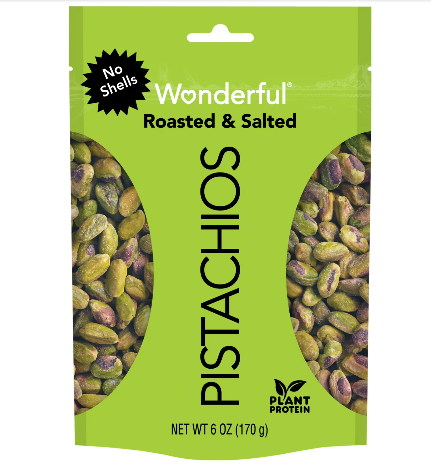 (3 pack ) Pistachios No Shells, Roasted and Salted Nuts, 6 Ounce Each ...