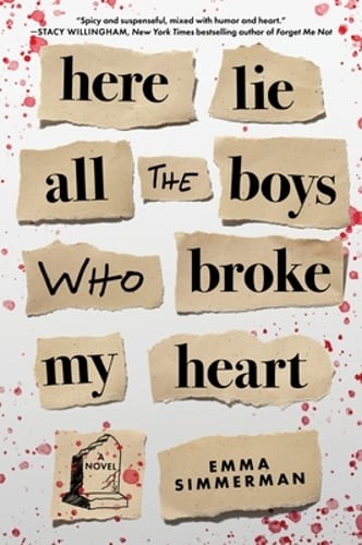 Here Lie All the Boys Who Broke My Heart by Emma Simmerman: New