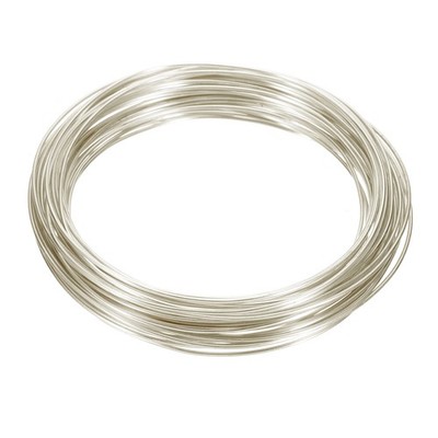1pcs 16 Gauge Craft Wire Beading Wire for Jewelry Making DIY(Bright Silver)