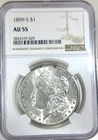 1899-S Morgan Silver Dollar NGC graded AU 55 "Lots of Luster"