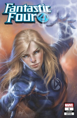 FANTASTIC FOUR #1 LUCIO PARRILLO HERO EXCLUSIVE INVISIBLE WOMAN