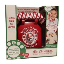Mr. Christmas Santa's Interactive Magical Candy Cane Rotary Telephone