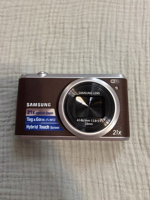 Samsung WB350F 16MP Digital Camera 21x Optical Zoom WiFi NFC Brown - Excellent!