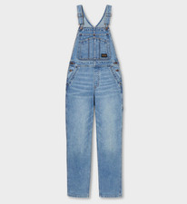 Women's Duluth Heritage Denim Overall, Medium Light Wash