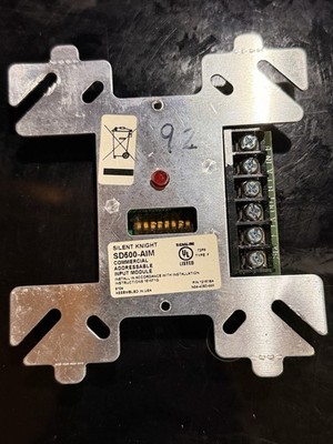 SILENT KNIGHT SD500-AIM ADDRESSABLE INPUT MODULE FOR FIRE ALARM SYSTEM