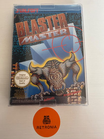 Blaster Master Nintendo Nes Spiel PAL A UKV Originalverpackt mit Handbuch CIB getestet