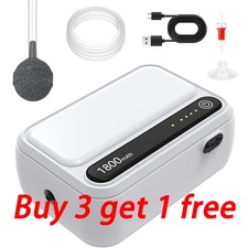 Single Outlet Aquarium Air Pump - Quiet Whisper Aerator for 100 Gallon Fish Tank