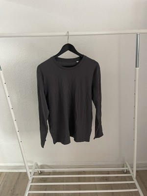Stanley Shuffler Long- Sleeve T-Shirt Dunkelgrau Rundhals Bio Fairtrade