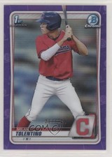 2020 Bowman Draft Chrome Purple Refractor 217/250 Milan Tolentino #BD-4 3a1