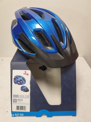 BBB BHE-29B Urban Bike Helm KITE 2.0 shiny blue Gr. M (53-58cm) *NEU*