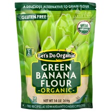 Let's Do Organic , Organic Green Banana Flour, 14 oz 396 g