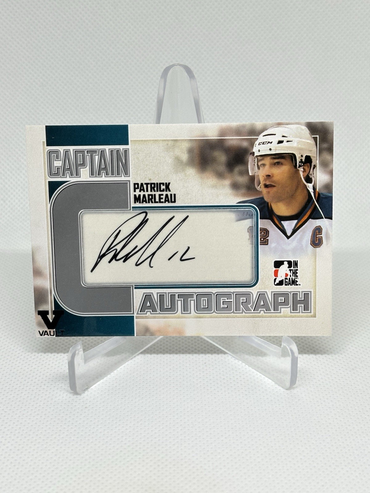 2011-12 ITG Captain-C Series Auto Silver Patrick Marleau #A-PM Auto