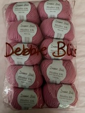 Debbie Bliss 10 kul różowej wełny Rialto podwójna dzianina