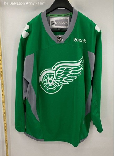 Reebok Mens Green Detroit Red Wings Danny Dekeyser 65 Hockey-NHL Jersey Size L