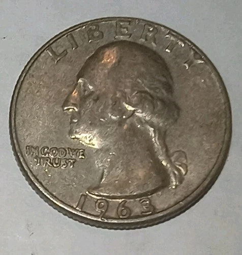 1963-D  Washington Quarter VG "Free Shipping"
