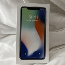 Original Apple iPhone X 64GB Box Only   Retail Packaging sticker No Phone