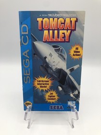 Tomcat Alley (Sega CD 1994) CIB completo con tarjeta de registro manual