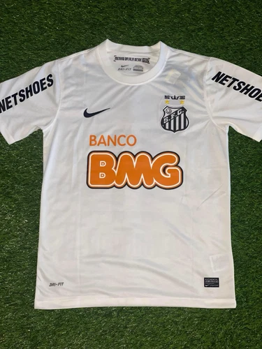 Santos 2012/13 Home Neymar Jr #11 Retro Soccer Football Shirt Jersey White M