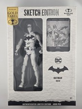 McFarlane DC Multiverse Batman Hush Sketch Edition Gold Label Figure LE 4800 NIB
