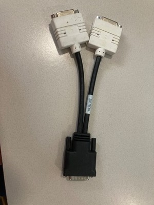 DMS-59 TO DUAL DVI-I Y SPLITTER ADAPTER VIDEO CABLE 338285-009