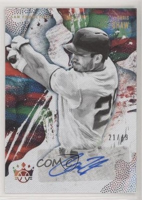 2019 Diamond Kings DK Signatures Holo Gold 21/49 Chris Shaw Rookie Auto RC 4nm