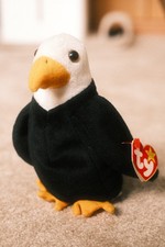 TY Beanie Baby / Babies BALDY THE EAGLE 1996 with tag