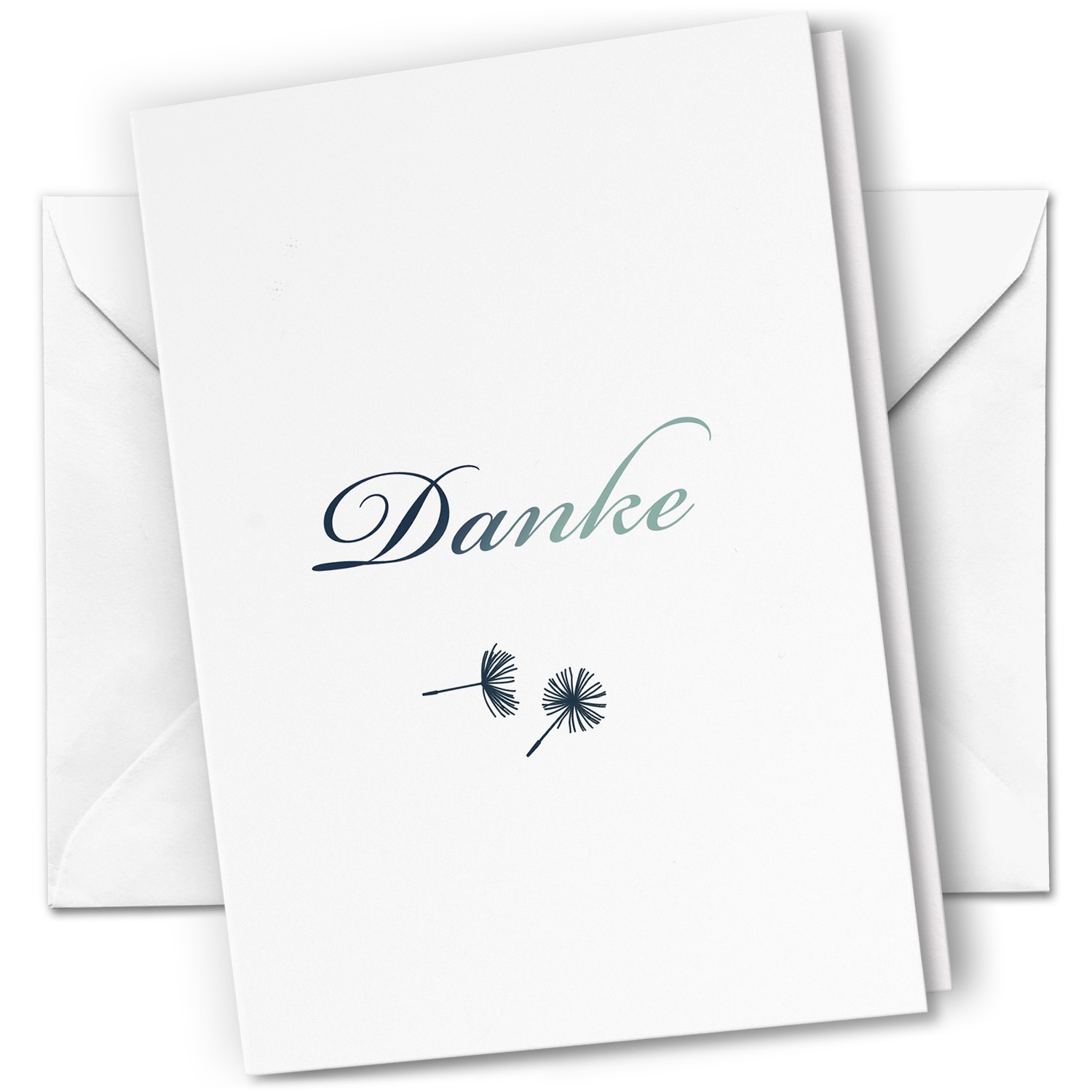 Trauer Danksagung Set 10 Karten Dank im Trauerfall mit Umschlag Samen Danke