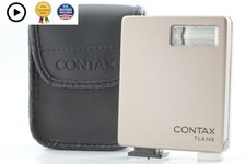  MINT w/ Case Contax TLA140 Silver TTL Shoe Mount Flash For G1 G2 From JAPAN
