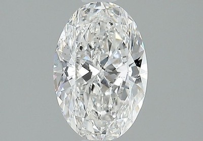 Oval Cut 1.50 Carat Cert. AGI Natural Mined Diamond Loose E color SI1 clarity