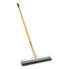 Steel Squeegee Applicator Blade 24 in Round Flexible with 66 in Handle Frame