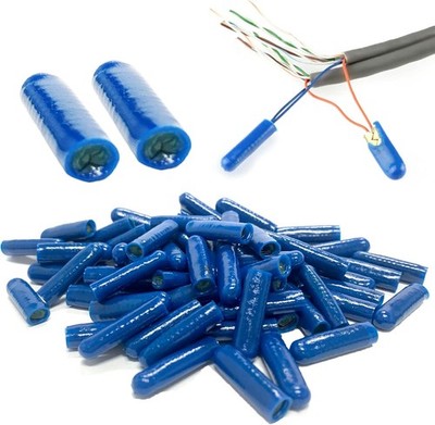 B Type Gel Filled Wire Connectors Silicone Telephone Alarm Wire Crimp Bean